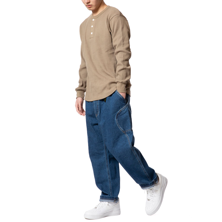 Healthknit | ヘルスニット ファンクショナルワッフルヘンリーネック長袖