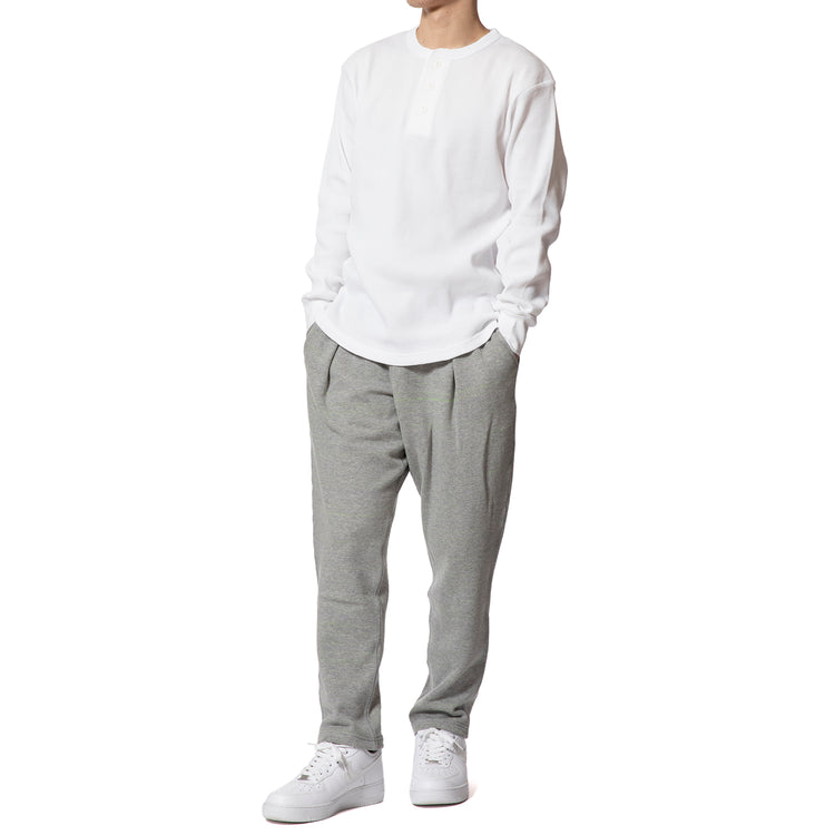 Healthknit | ヘルスニット ファンクショナルワッフルヘンリーネック長袖