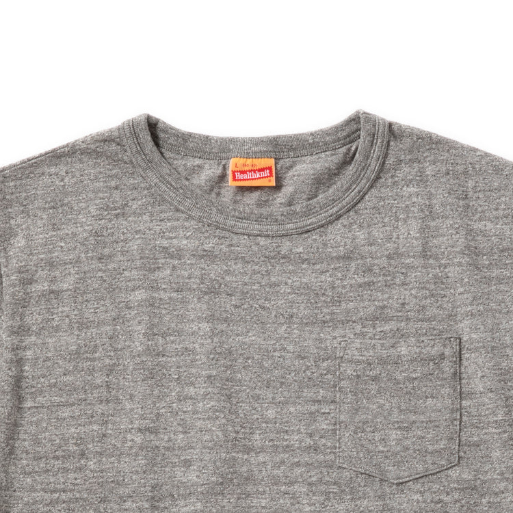 Healthknit | ヘルスニット ヴィンテージループウィール クルーネック半袖ポケットT