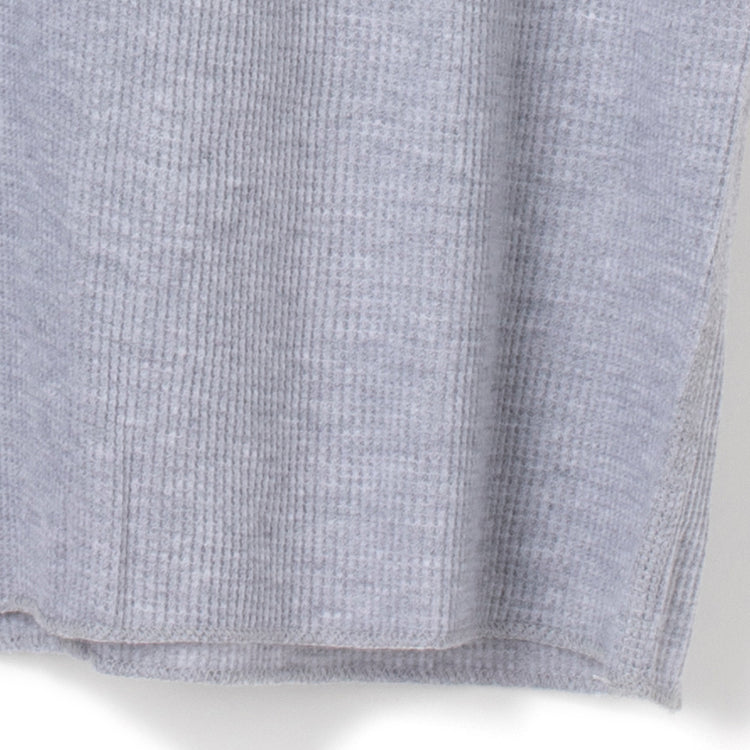 Healthknit | ヘルスニット ベーシックワッフル ヘンリーネック半袖Tシャツ