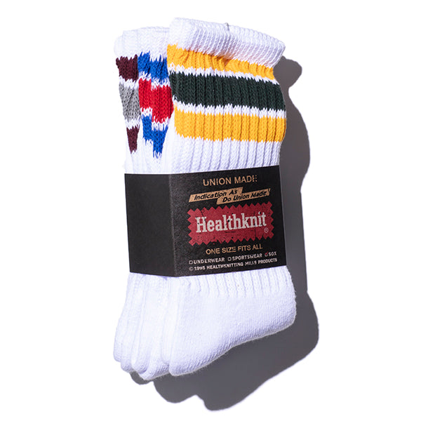 Healthknit | ヘルスニット 配色3本ライン 3Pソックス