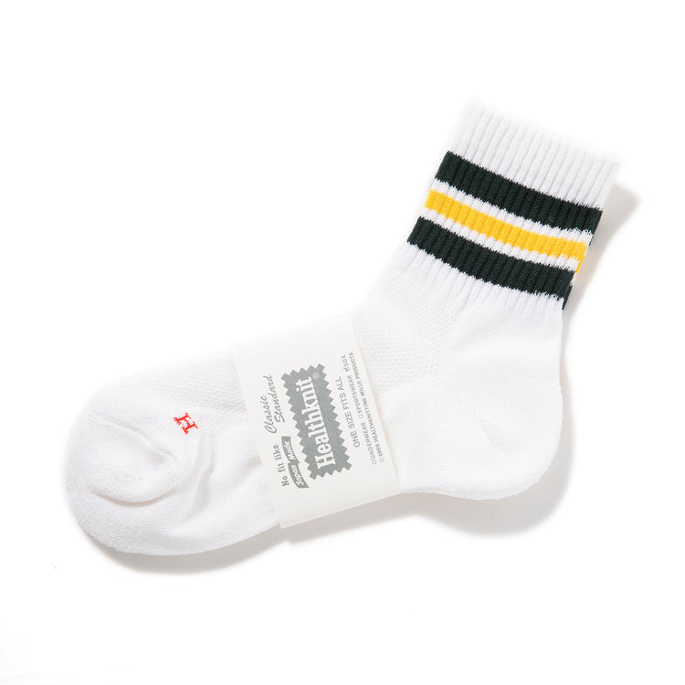 Healthknit | ヘルスニット 和紙 配色3本ラインソックス