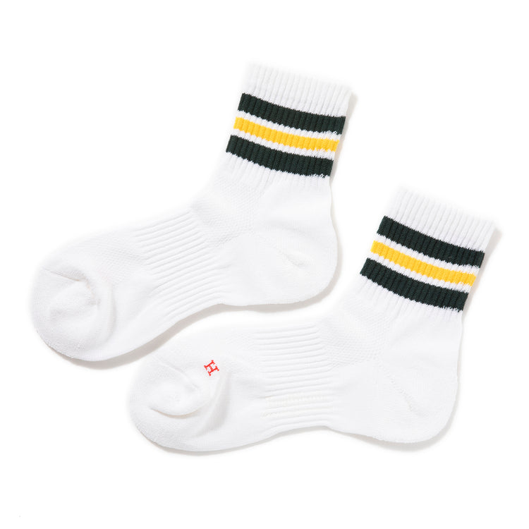Healthknit | ヘルスニット 和紙 配色3本ラインソックス