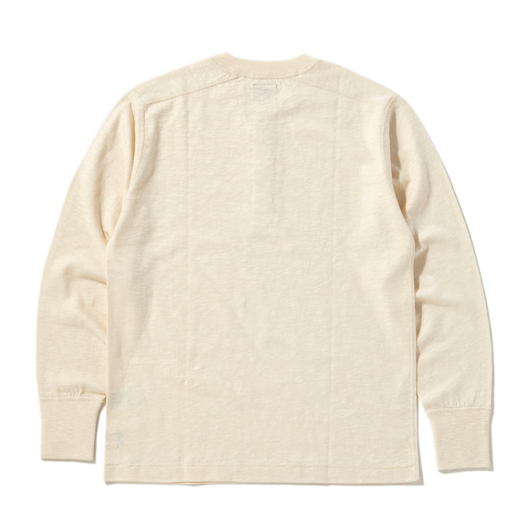 Healthknit | ヘルスニット マックスウェイトスラブ ヘンリーネック長袖Tシャツ