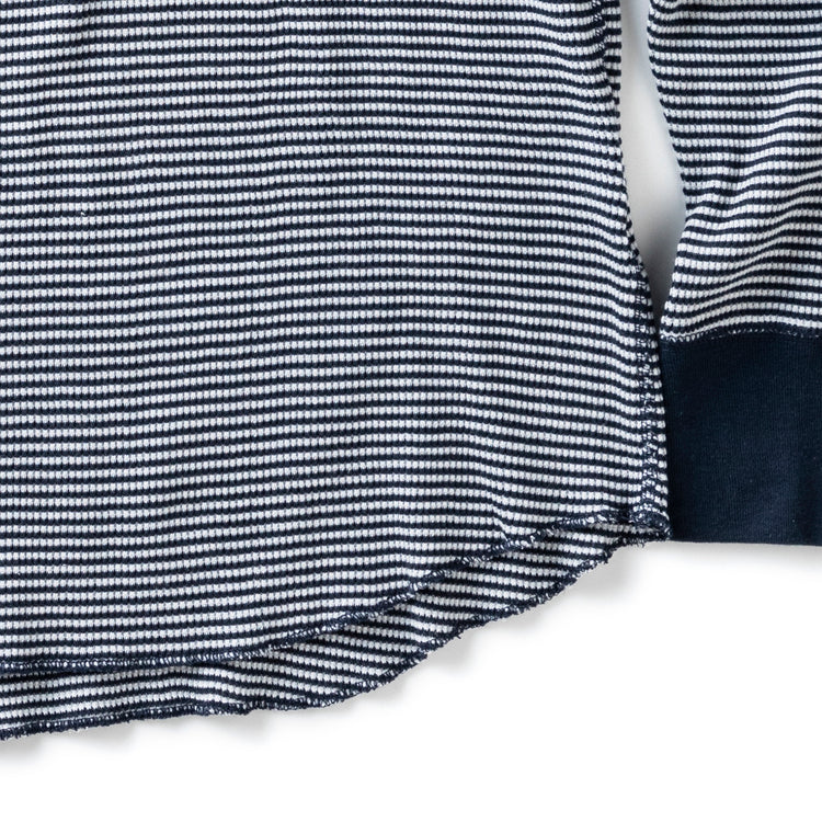 Healthknit | ヘルスニット Begin別注 微ロング丈ベーシックワッフル長袖クルーTシャツ