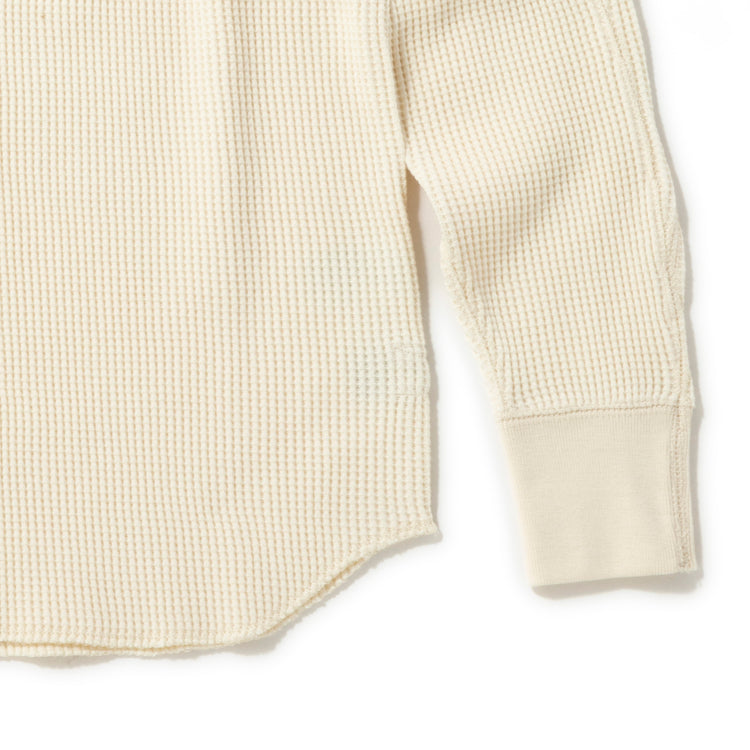 Healthknit | ヘルスニット スーパーヘビーワッフルクルーネック長袖Tシャツ