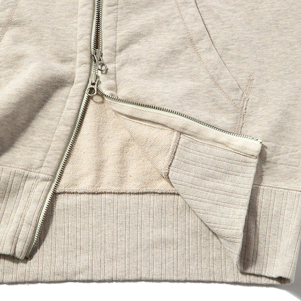 Healthknit | ヘルスニット ヴィンテージヘザースラブスウェット ジップパーカー