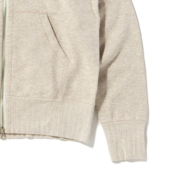 Healthknit | ヘルスニット ヴィンテージヘザースラブスウェット ジップパーカー