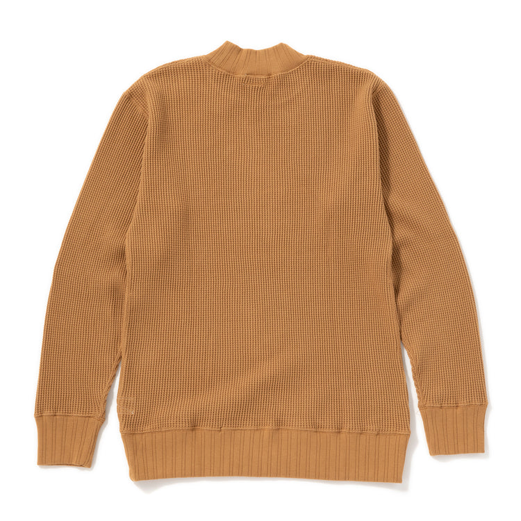 Healthknit | ヘルスニット スーパーヘビーワッフル モックネック長袖