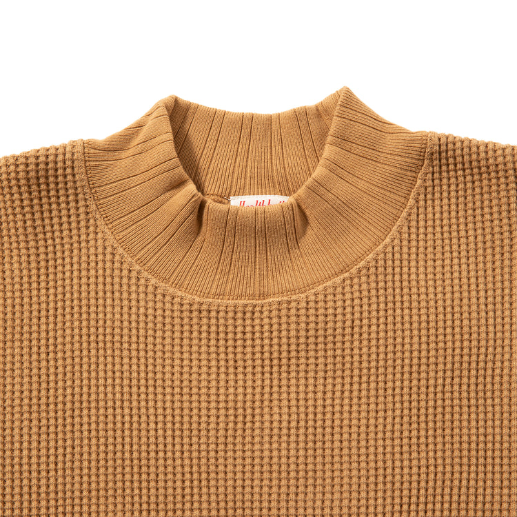 Healthknit | ヘルスニット スーパーヘビーワッフル モックネック長袖