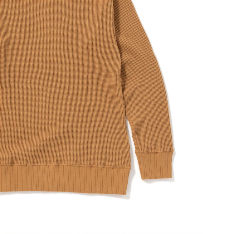 Healthknit | ヘルスニット スーパーヘビーワッフル モックネック長袖