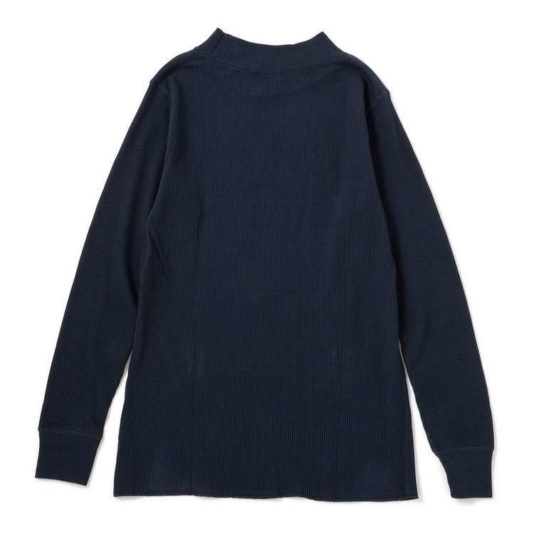 Healthknit | ヘルスニット ベーシックワッフルモックネック長袖