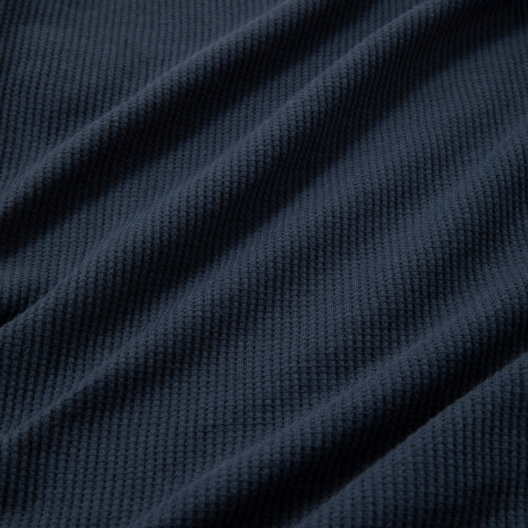 Healthknit | ヘルスニット ベーシックワッフルモックネック長袖