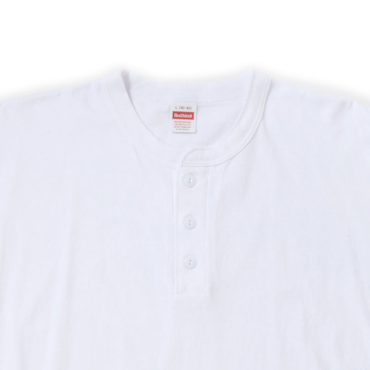 Healthknit | ヘルスニット ワイドヘンリーネック半袖Tシャツ