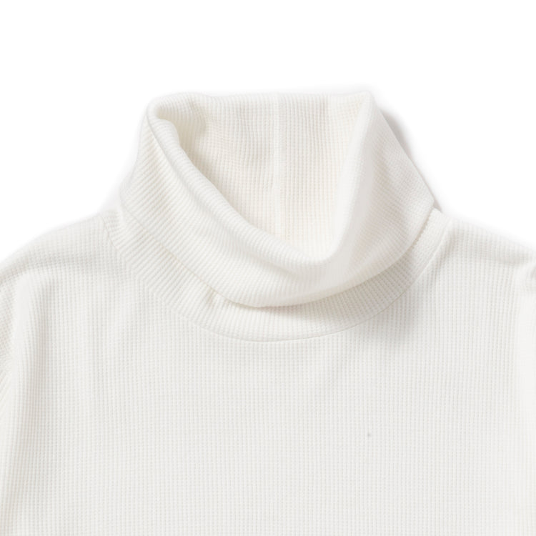 Healthknit | ヘルスニット ベーシックワッフルタートルネック長袖