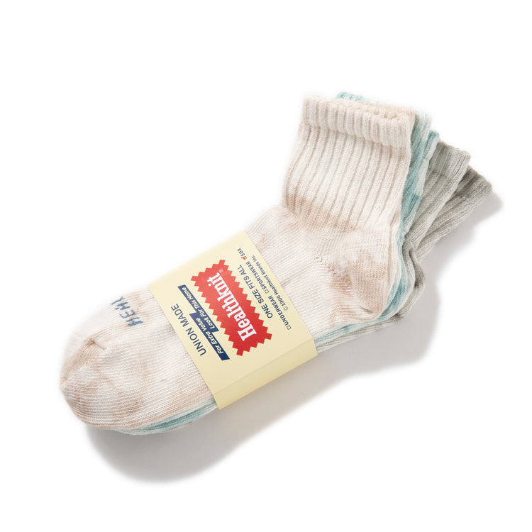 Healthknit | ヘルスニット タイダイ3Pソックス