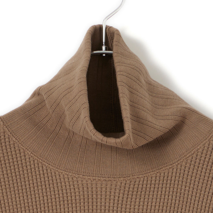 Healthknit | ヘルスニット スーパーヘビーワッフル タートルネック長袖Tシャツ