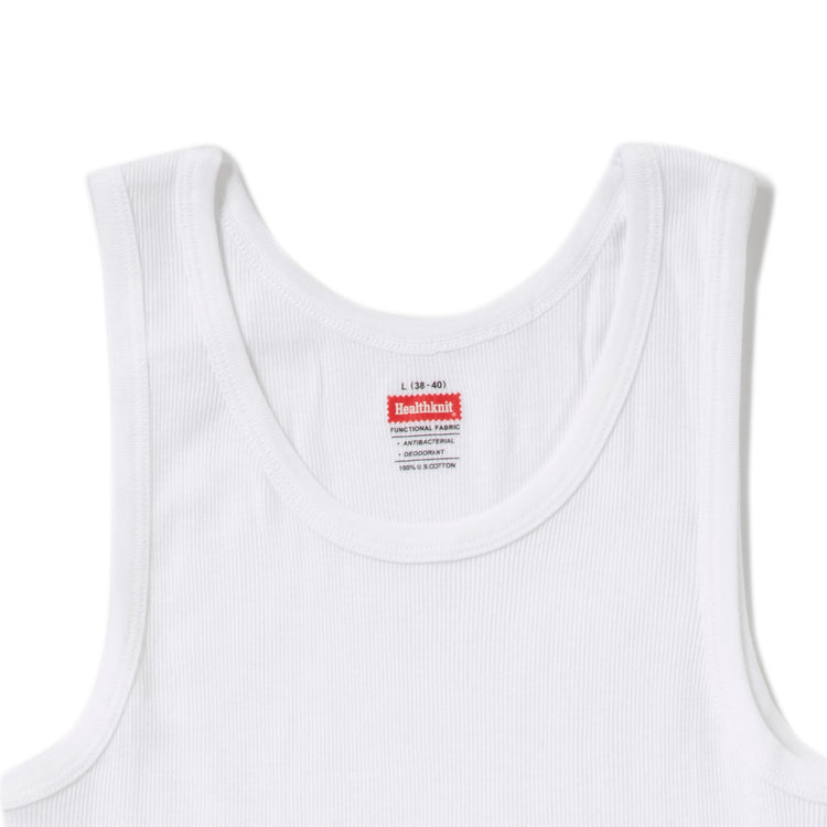 Healthknit | ヘルスニット 2P U.S. COTTON リブタンクトップ