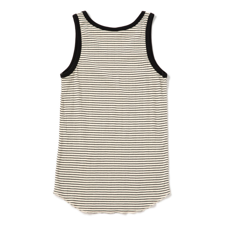 Healthknit | ヘルスニット ベーシックボーダーフライス タンクトップ