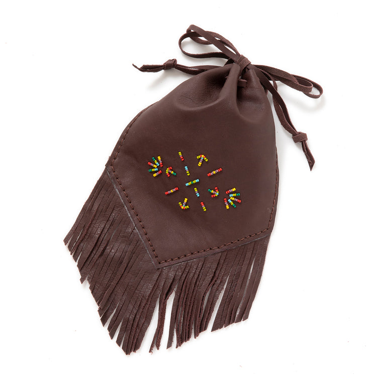 el mare / DEL SOL | エルマレ / デルソル Begin別注 el mare×DEL SOL Guatemala beads leather pouch