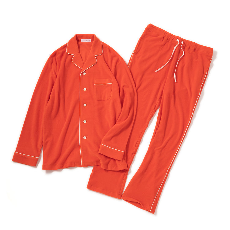 HAAG | ハーグ PAJYAMA SHIRTS ORANGE&SAX