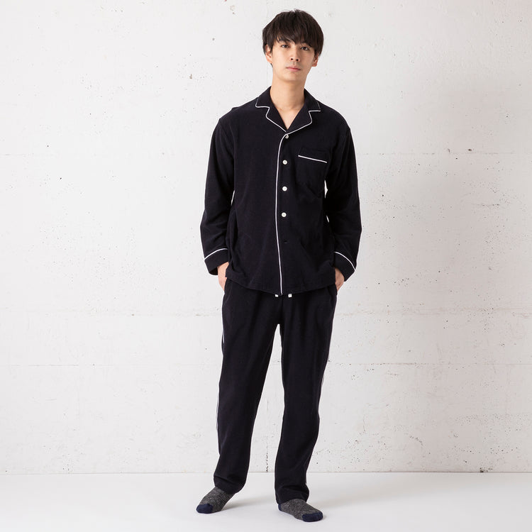 HAAG | ハーグ PAJYAMA SHIRTS ORANGE&SAX