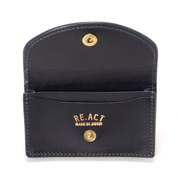 RE.ACT LEATHER WORKS | リアクトレザーワークス　INDIGO CARD CASE