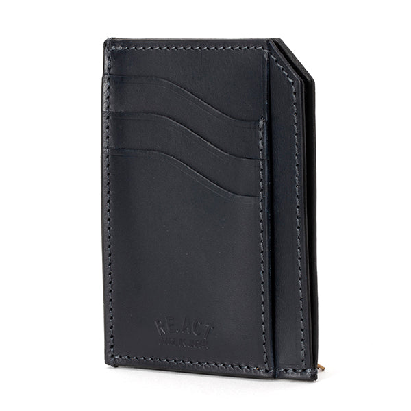 RE.ACT LEATHER WORKS | リアクトレザーワークス　INDIGO SLIM WALLET