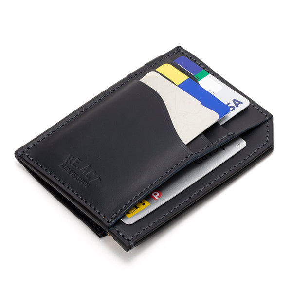 RE.ACT LEATHER WORKS | リアクトレザーワークス INDIGO SLIM WALLET