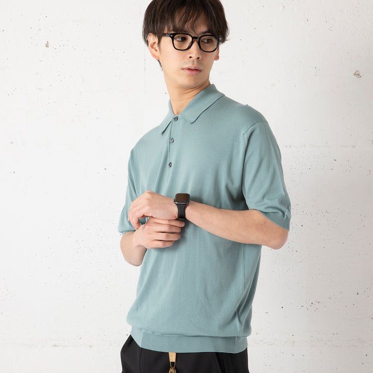 GRAMAS | グラマス German Shrunken-calf Genuine Leather Watchband Pin Buckle Type for Apple Watch