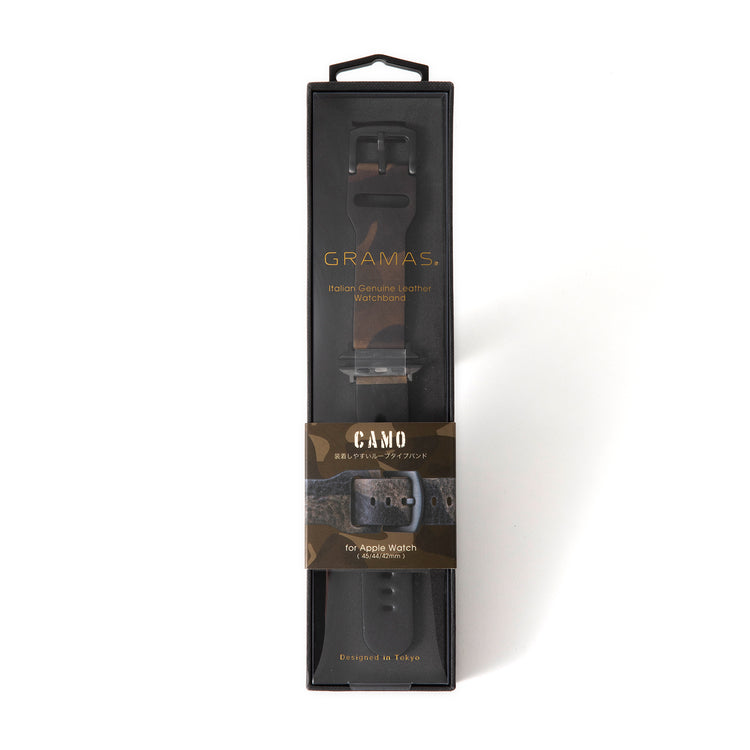 GRAMAS | グラマス CAMO Italian Genuine Leather Watchband (45/44/42mm)