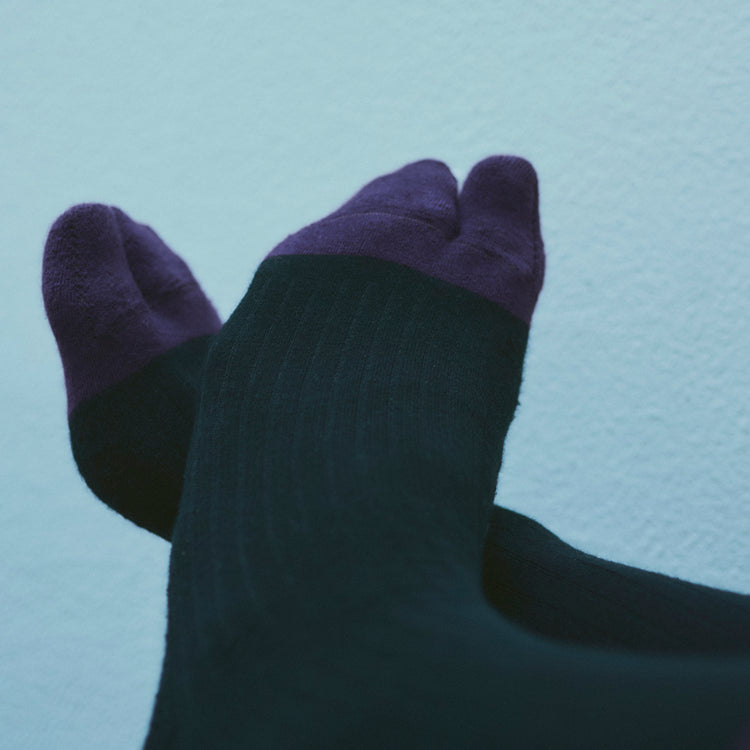 THE ROLE DESIGN | ザ・ロールデザイン BICOLOR SOCKS MENS