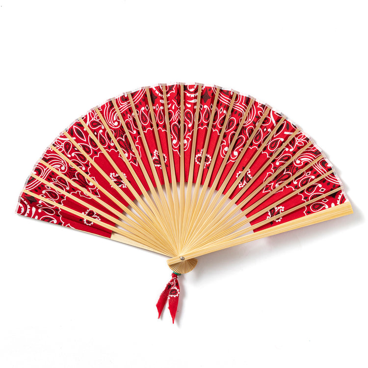 Sunku×西川庄六商店 | サンク×ニシカワショウロクショウテン Begin別注 ハバハンクUSAバンダナ扇子