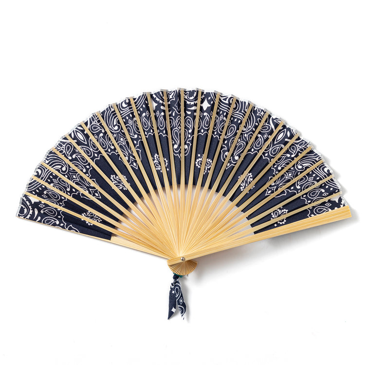 Sunku×西川庄六商店 | サンク×ニシカワショウロクショウテン Begin別注 ハバハンクUSAバンダナ扇子