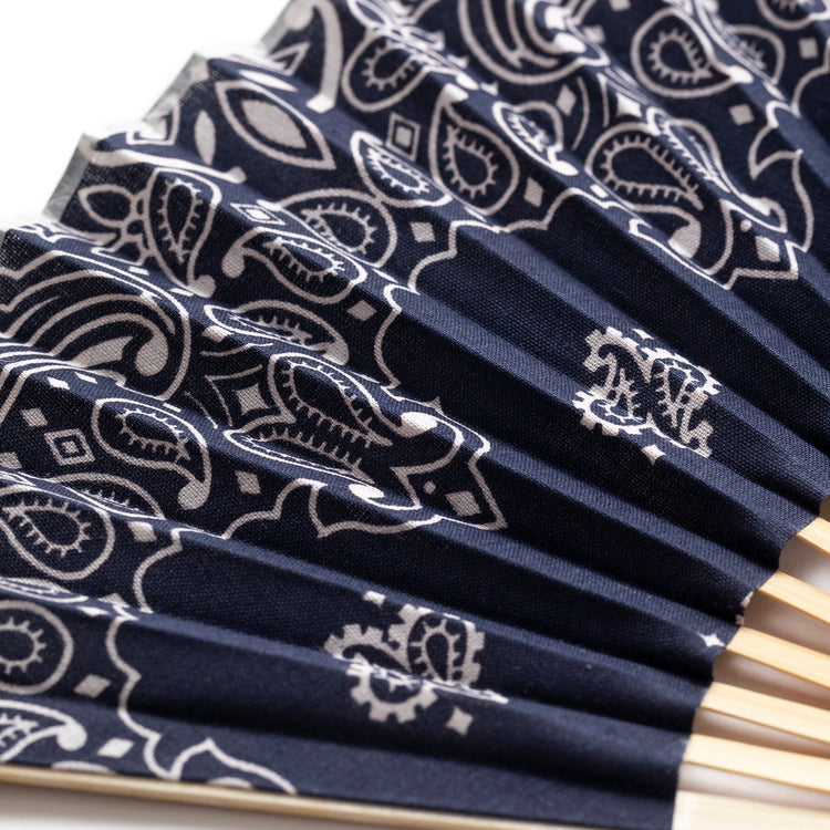 Sunku×西川庄六商店 | サンク×ニシカワショウロクショウテン Begin別注 ハバハンクUSAバンダナ扇子