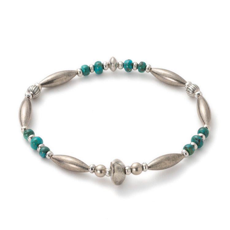 Silver/Turquoise