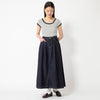 caqu | サキュウ FSロングフレアスカート