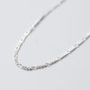 Taaii | ターイ SILVER FIGARO CHAIN SHORT NECKLACE