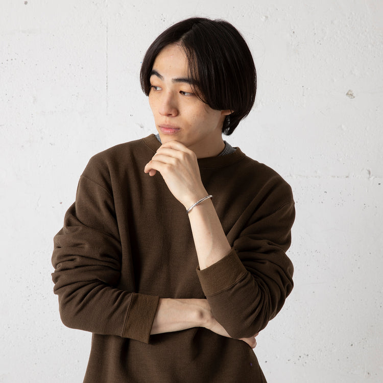 BARNS OUTFITTERS×North works | バーンズ アウトフィッターズ×ノースワークス ペイズリーシルバーバングル (BR-7086)