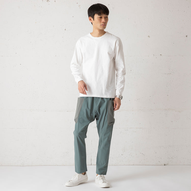 BARNS OUTFITTERS | バーンズ アウトフィッターズ COZUN LS GUSSET T
