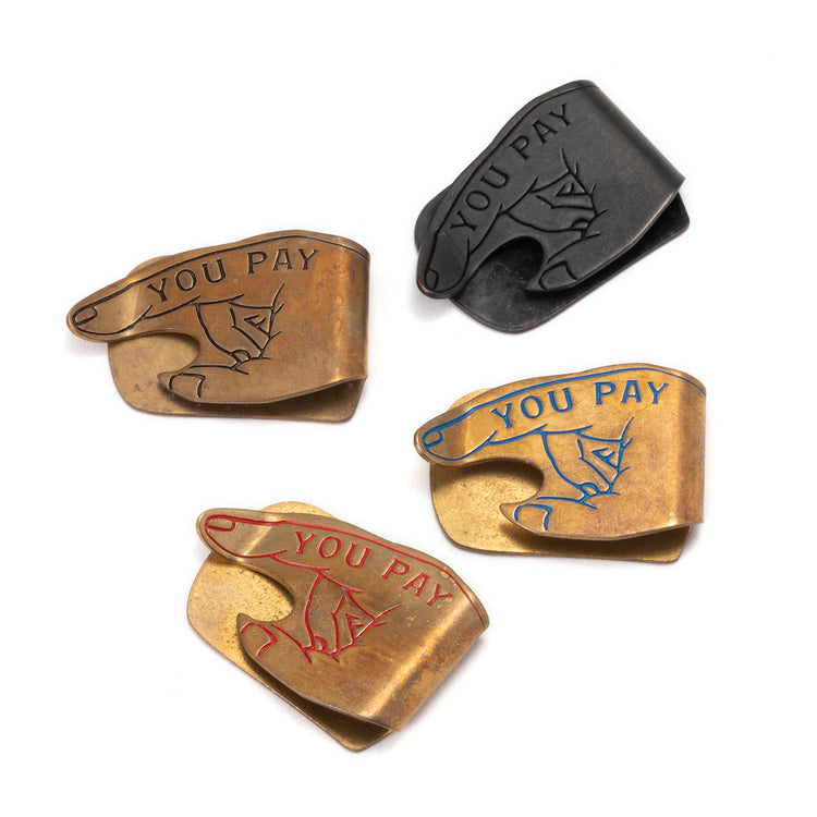 BUTTON WORKS | ボタンワークス YOU PAY MONEYCLIP