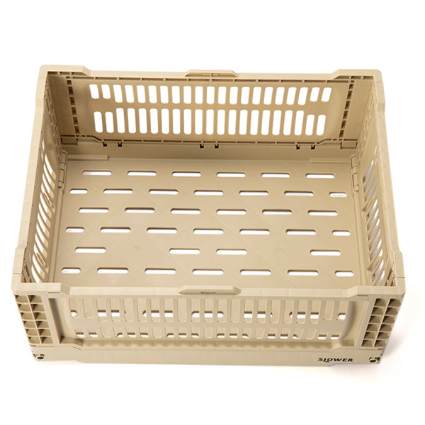 SLOWER | スロウワー FOLDING CONTAINER Bask(L)
