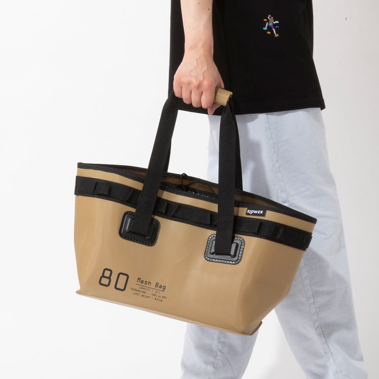 SLOWER | スロウワー HANG STOCK MESH BAG 12L