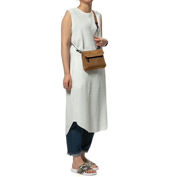 AS2OV | アッソブ WATERPROOF SUEDE WALLET SHOULDER
