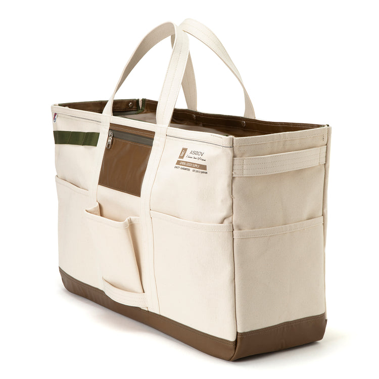 AS2OV | アッソブ ALBERTON CANVAS TOTE L