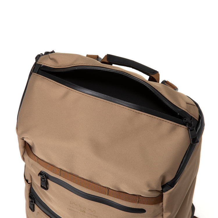 AS2OV | アッソブ WATER PROOF CORDURA 305D ROUND ZIP BACKPACK