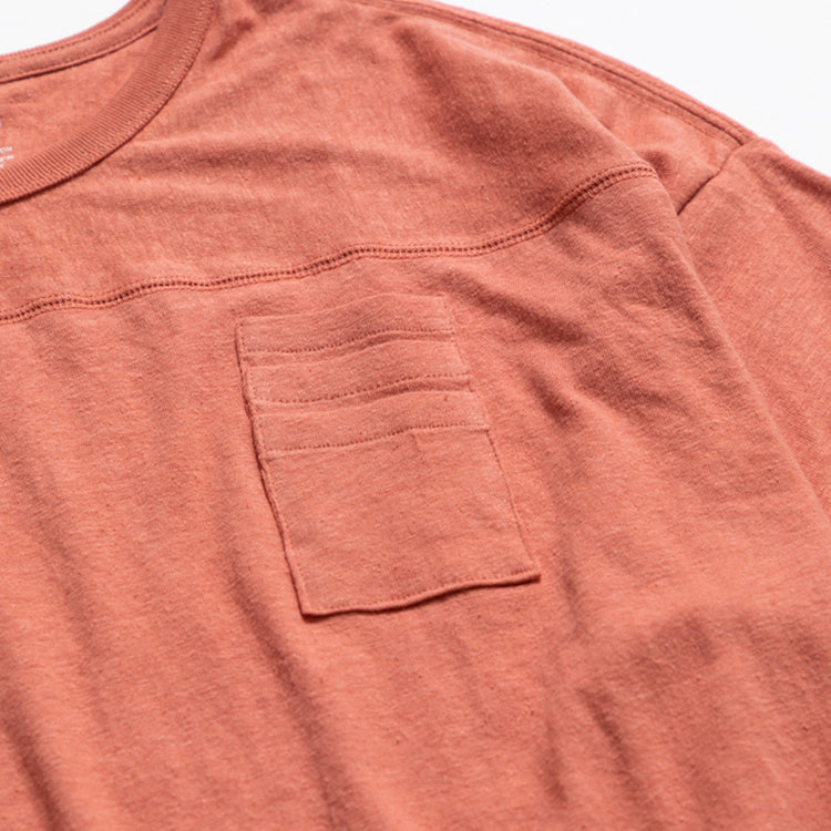 GOHEMP | ゴーヘンプ Begin別注 カードポケットのついたWIDE FOOTBALL TEE