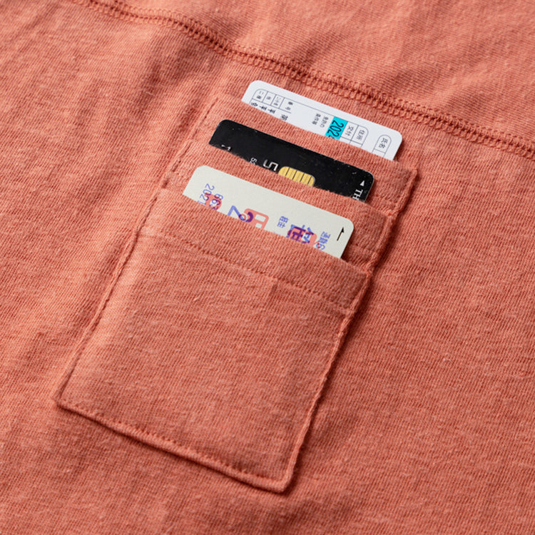 GOHEMP | ゴーヘンプ Begin別注 カードポケットのついたWIDE FOOTBALL TEE