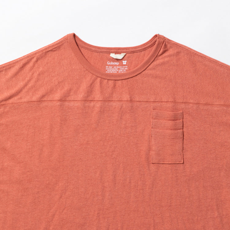 GOHEMP | ゴーヘンプ Begin別注 カードポケットのついたWIDE FOOTBALL TEE