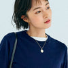 rapiécage | ラピエサージュ LaLa Begin別注 後ろ姿もきれいなスライドチェーンコインネックレス